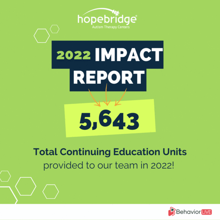 Hopebridge Gives More Than 5,600 Free CEUs To Its BCBAs In 2022 ...