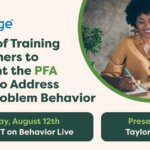 Analysis of Training Practitioners to Implement PFA/SBT to Address Severe Problem Behavior